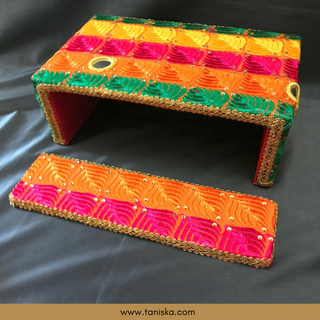 Phulkari Colourful FATTI - with Foot Plate