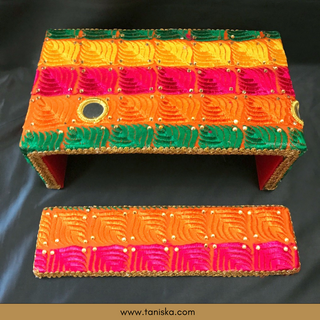 Phulkari Colourful FATTI - with Foot Plate