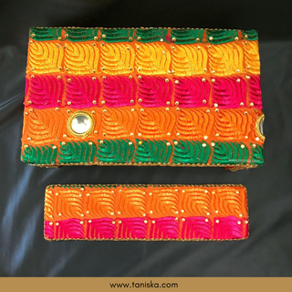Phulkari Colourful FATTI - with Foot Plate