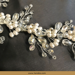 Silver Pearly Hair Accessory