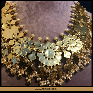 HANIYA Traditional Pachi-Kundan Necklace Set
