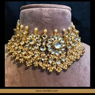 HANIYA Traditional Pachi-Kundan Necklace Set