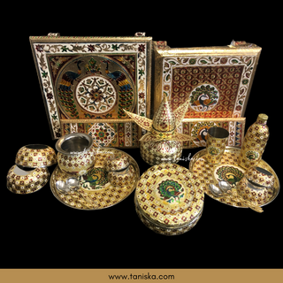 PRE-ORDER - New Phulkari LED Jaggo & Meenakari Mayian Set XL FAMILY COMBO DEAL (Meenakari & Phulkari Print) - Available for Pre-Order