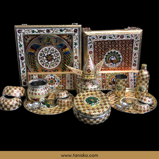 PRE-ORDER - New Phulkari LED Jaggo & Meenakari Mayian Set XL FAMILY COMBO DEAL (Meenakari & Phulkari Print) - Available for Pre-Order