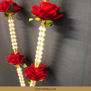Red Bride-Groom Mala