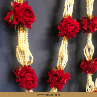 Royal Red Bride-Groom Mala