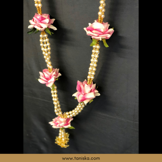 Pink Bride-Groom Mala