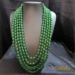 The Monarch’s Shield | Ornate Filigree Pearl Mala