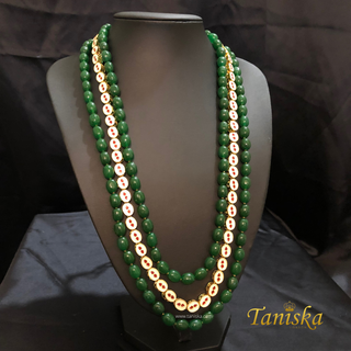 The Crown Prince | Radiant Crystal & Pearl Mala