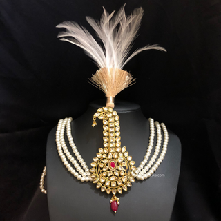 The Emperor’s Emerald | Ornate Kundan Kalgi
