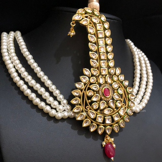 The Emperor’s Emerald | Ornate Kundan Kalgi