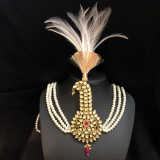 The Emperor’s Emerald | Ornate Kundan Kalgi