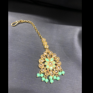 HANIYA Designer Mint Long Haar Set