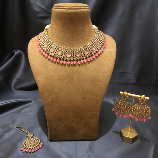 ISHA Pink Necklace Set