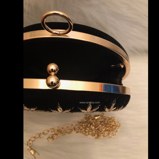 The Midnight Mandala Clutch Bag