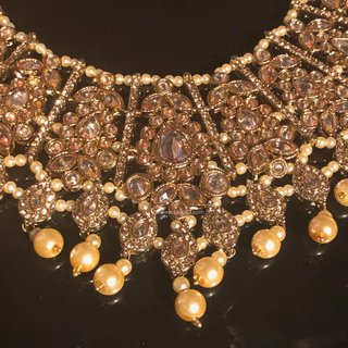 KAIRA Golden Bridal Necklace Set Bundle