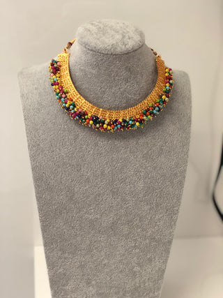 RANG-DE Pearl Necklace Set (Necklace, Earrings) - Multi