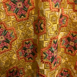 YELFLOW01 Yellow Combo MAHEK Punjabi Phulkari Dupatta