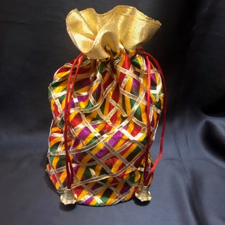 Decorative Drawstring Gift Bag (Multi)