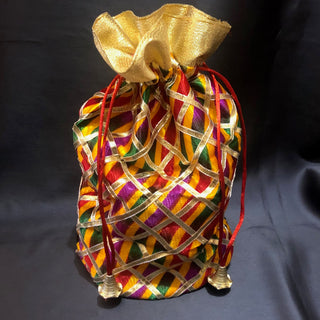 Decorative Drawstring Gift Bag (Multi)