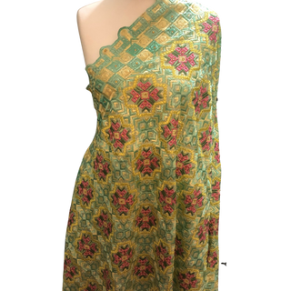 MINFLOW01 Mint Combo MAHEK Punjabi Phulkari Dupatta