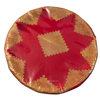 Red/Golden Ceremony Plate