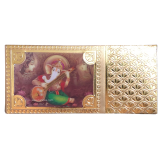 3D Ganesha, Radha Krishna Shagun Money Envelopes - 5s Pack