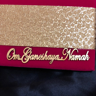 Ganesha Hot Pink Shagun Money Envelope - Single Envelope