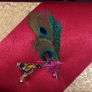 Krishna Hot Pink Shagun Money Envelope - Single Envelope